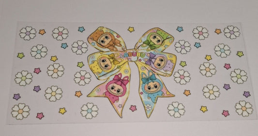 Labubu colourful bow 16oz libbey cup wrap