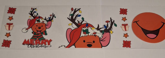 Xmas roo 11oz Mug wrap and bottom