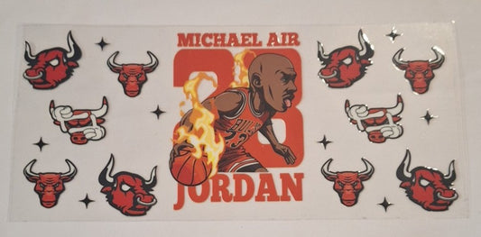 Jordan Air  Double Sided 16oz Libbey Cup Wrap
