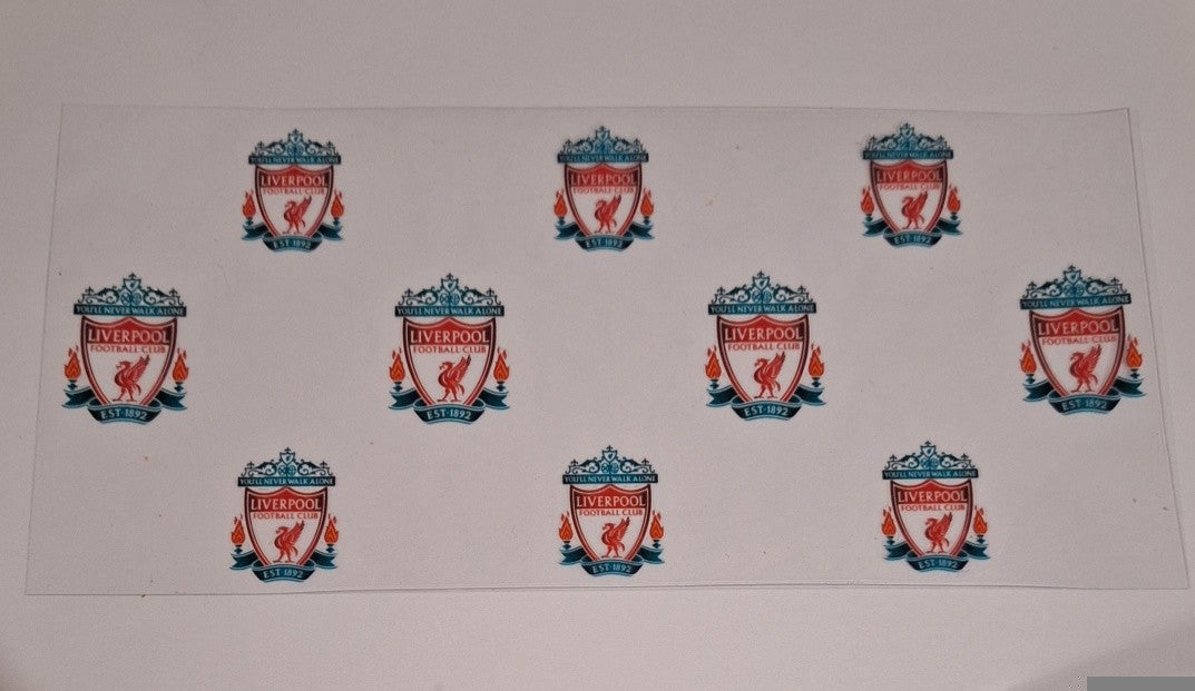 Liverpool badges 16oz libbey cup wrap