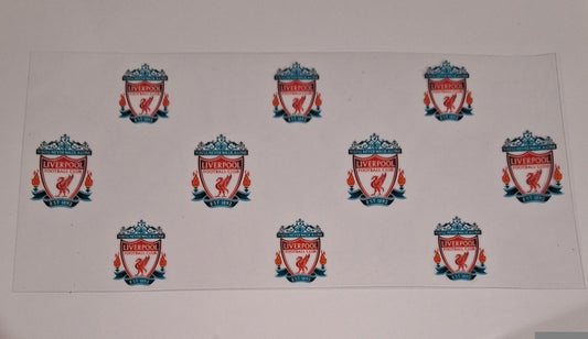 Liverpool badges 16oz libbey cup wrap