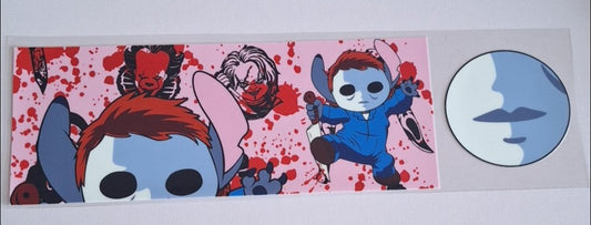 S.titch horror 11oz Mug wrap & bottom