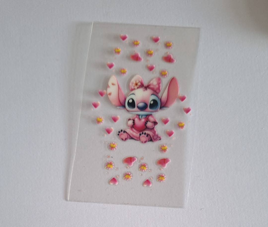 Angel Motel Keychain Decal