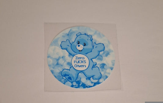 Zero fucks given 7cm uvdtf