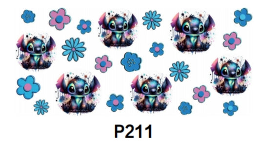 Preorder Stitch Floral 16oz Cup Wrap