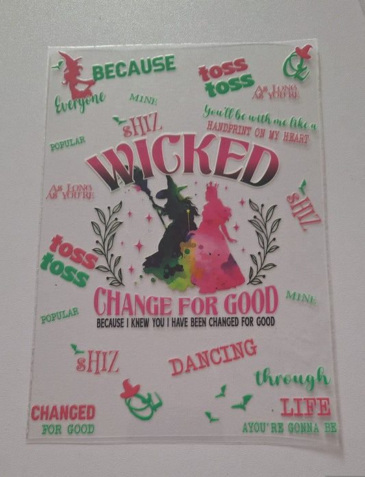 Wicked A5 bookcovers