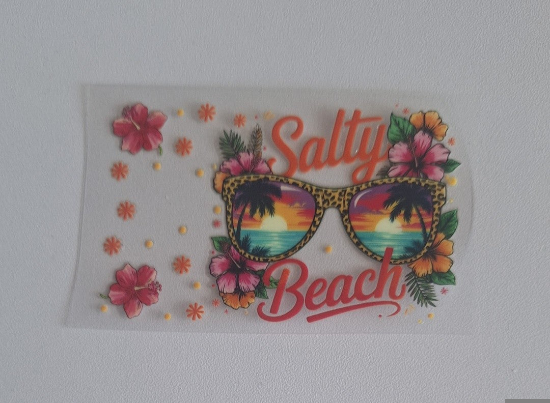 Salty beach Credit/bank card wrap