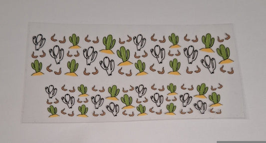 Cactuses & horns 3oz espresso shot Cup wraps