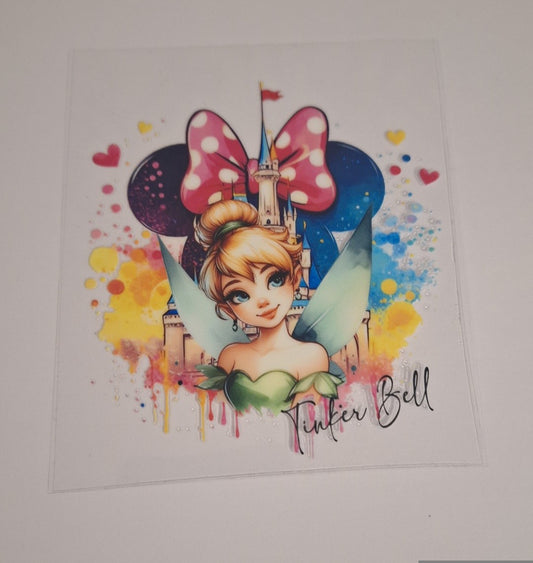 Tink bell Uvdtf pocket Size Decals