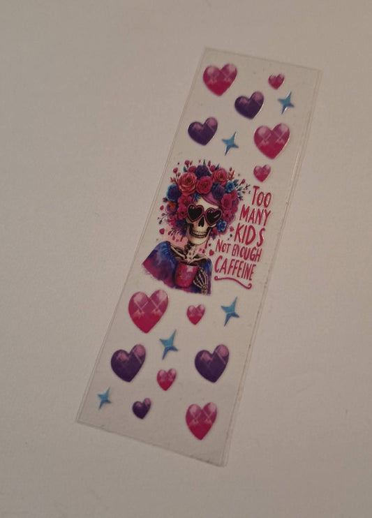 Too many kids not enough caffiene Pen/Bookmark Wrap