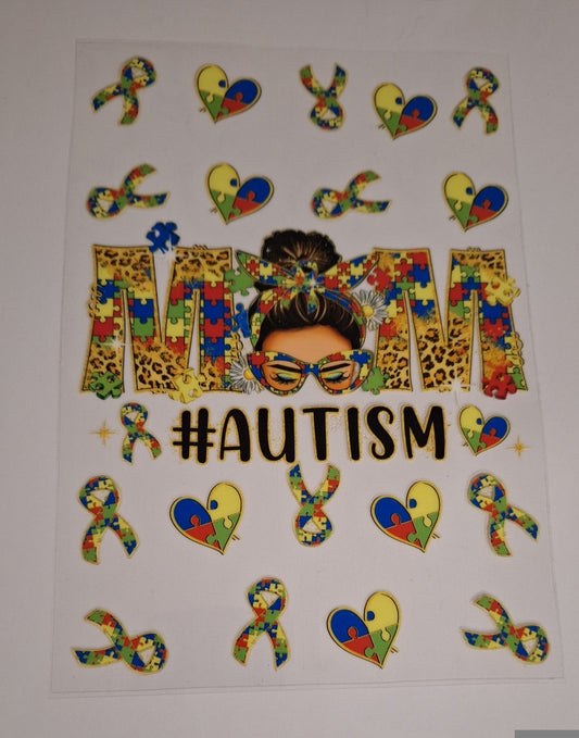 Mom autism A5 bookcovers
