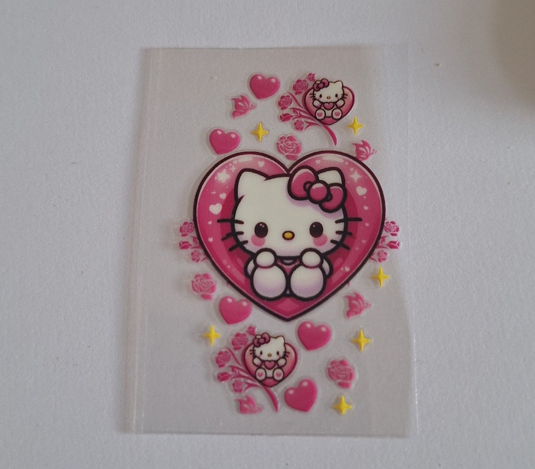 Hk heart Motel Keychain Decal