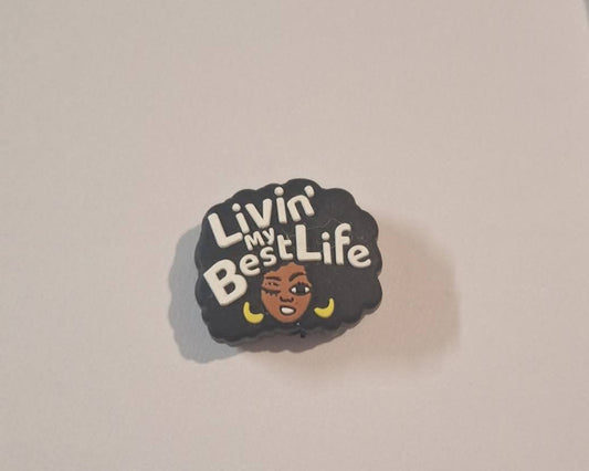 Livin My Best Life Focal Bead