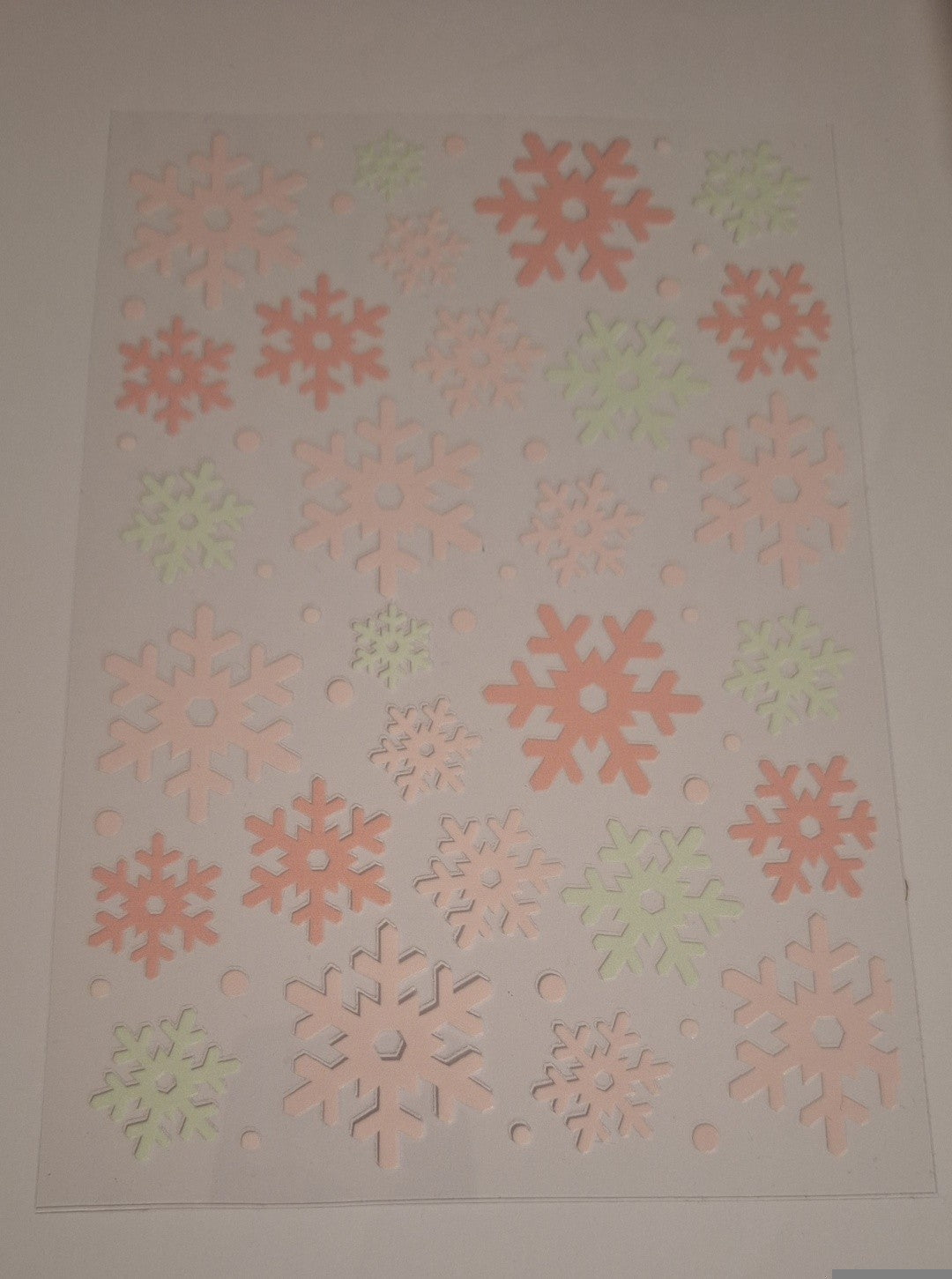 Snowflakes A5 bookcovers
