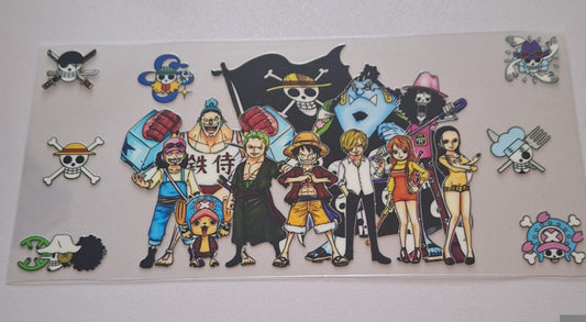 Straw hat pirates 16oz Libbey Cup Wrap