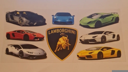 Lamborghini cars 16oz libbey cup wrap