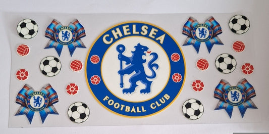 Chelsea fc 16oz Libbey Cup Wrap