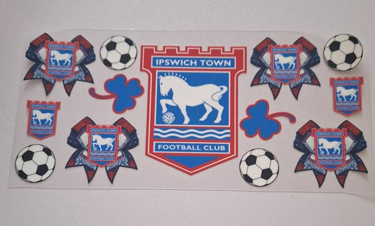 Ipswich fc 16oz libbey cup wrap