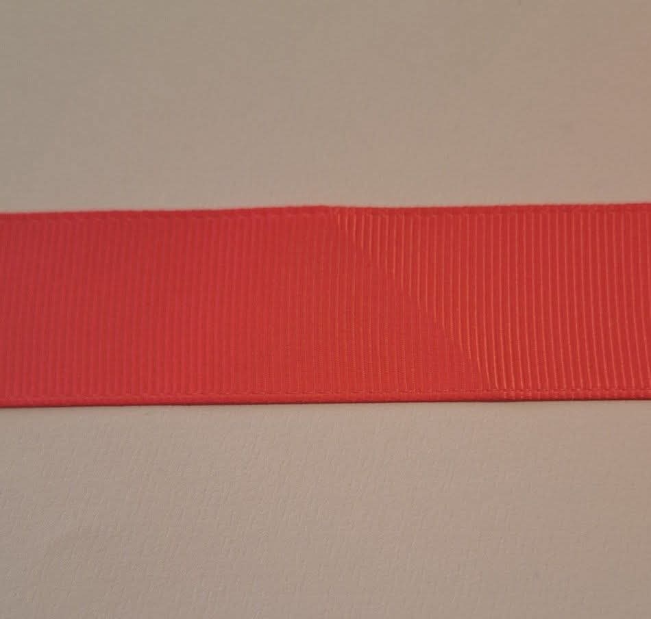 Passionfruit Grosgrain Ribbon 25mm