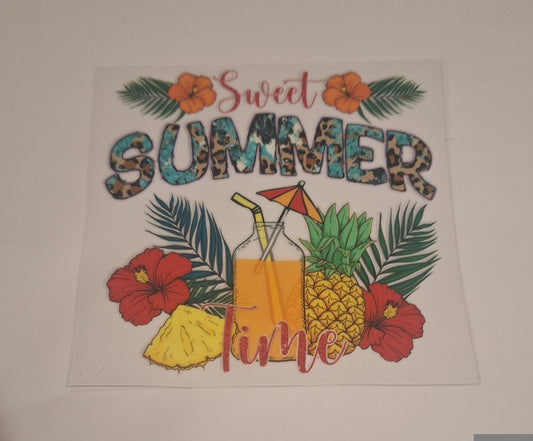 Sweet summer time Uvdtf pocket Size Decals