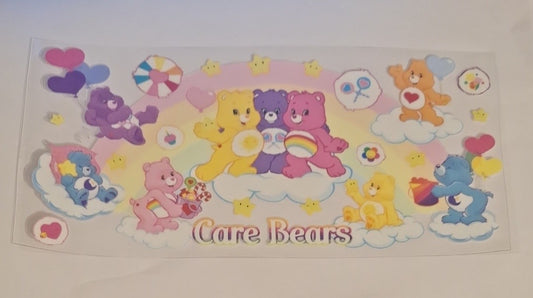Care bears 16oz libbey cup wrap