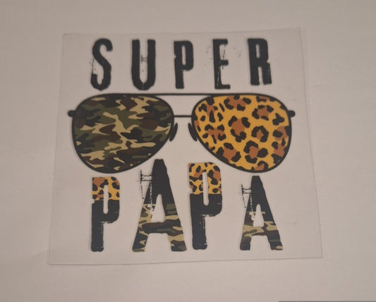 Super papa Uvdtf pocket Size Decals