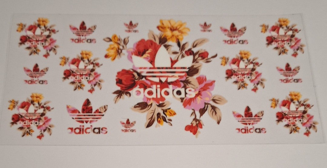 Ad pink floral 16oz libbey cup wrap