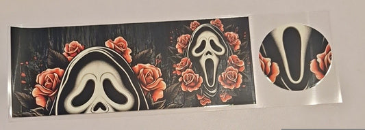 Scream 11oz Mug wrap & bottom