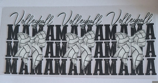 Volleyball mama 16oz Libbey Cup Wrap