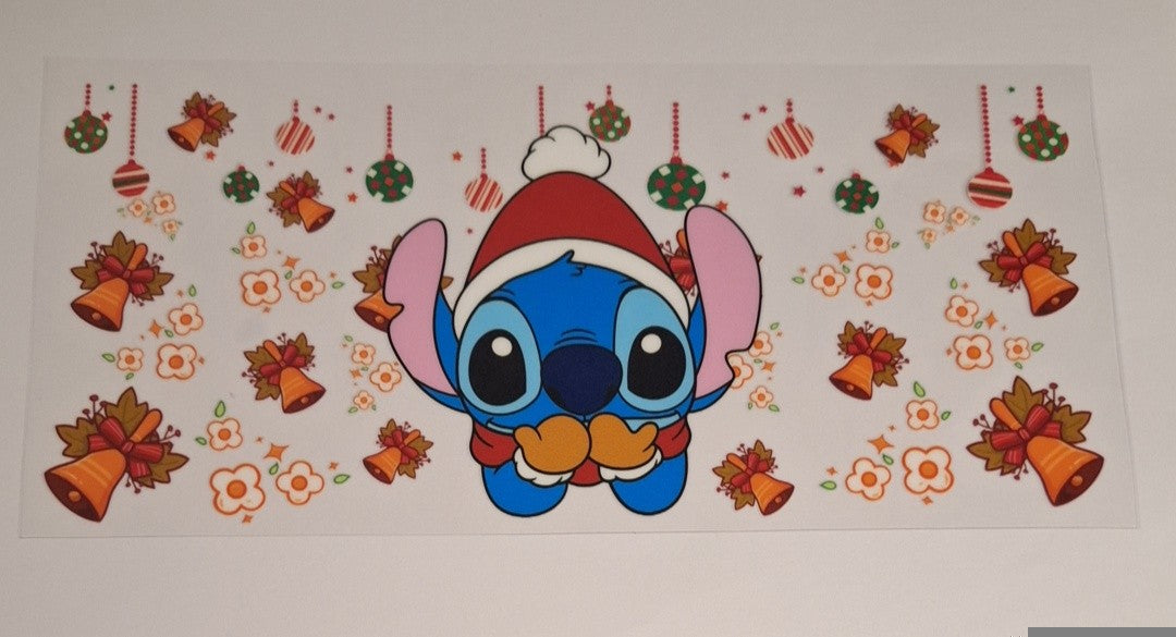 Christmas stitch 16oz libbey cup wrap