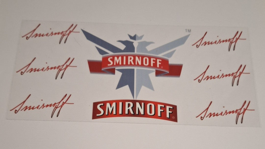 Smirnoff 16oz libbey cup wrap