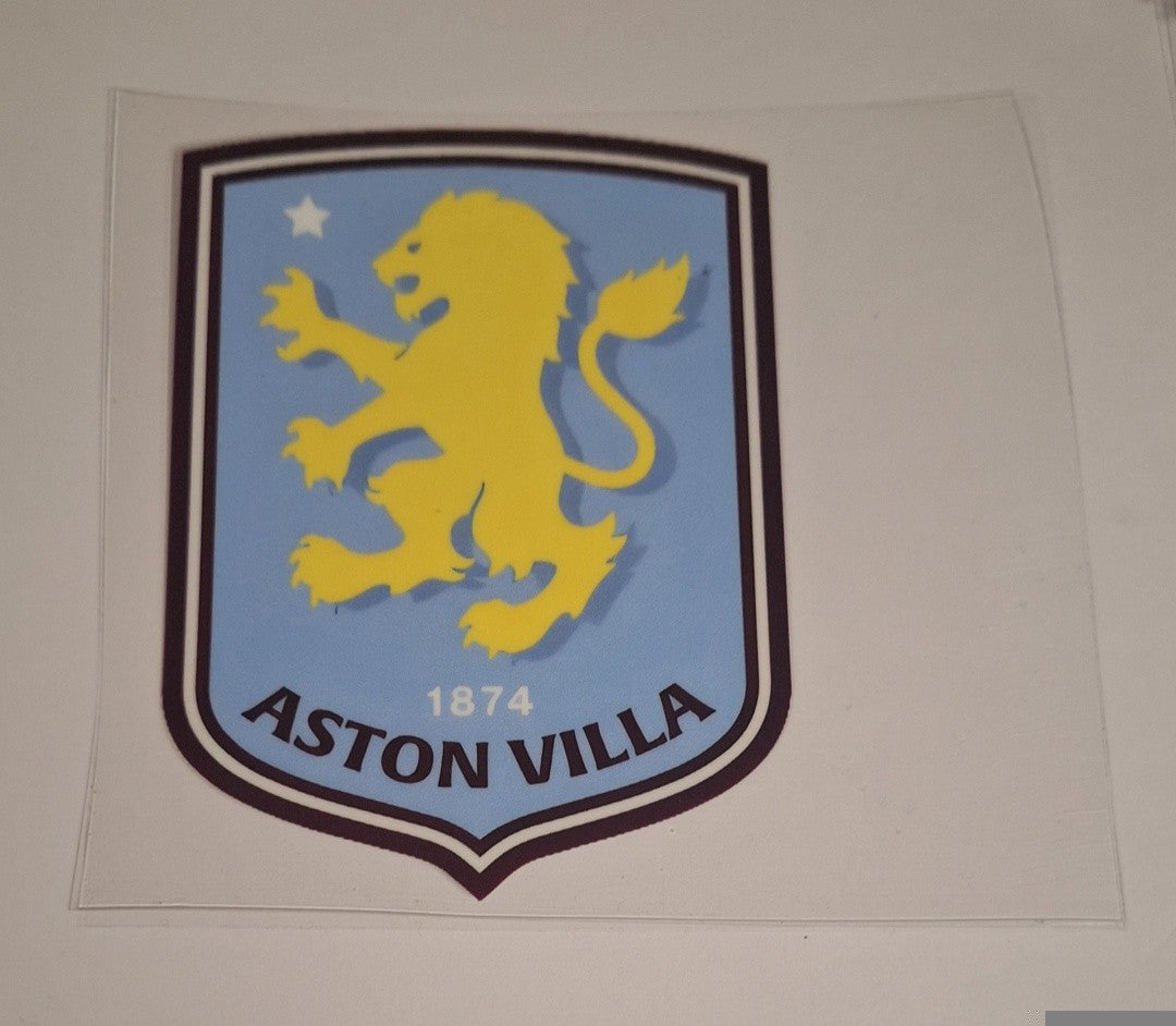 Aston villa Uvdtf pocket Size Decals