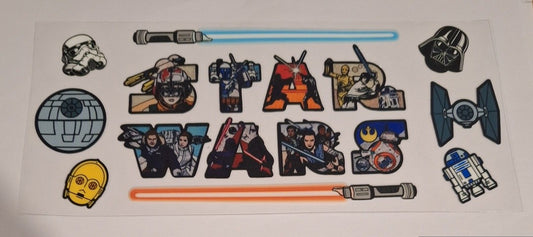 Star wars style 2 16oz Libbey Cup Wrap