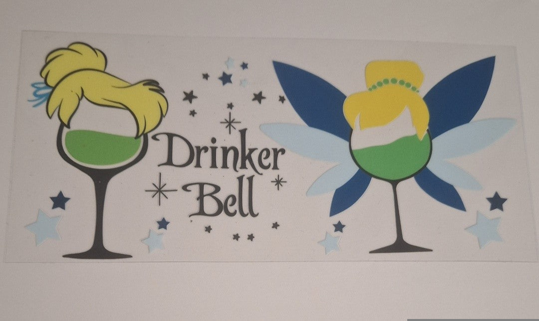 Drinker bell 16oz libbey cup wrap