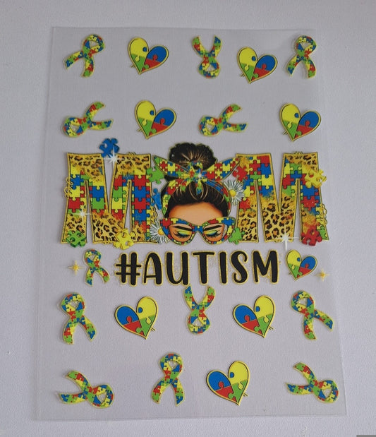 Mom autism A5 bookcovers