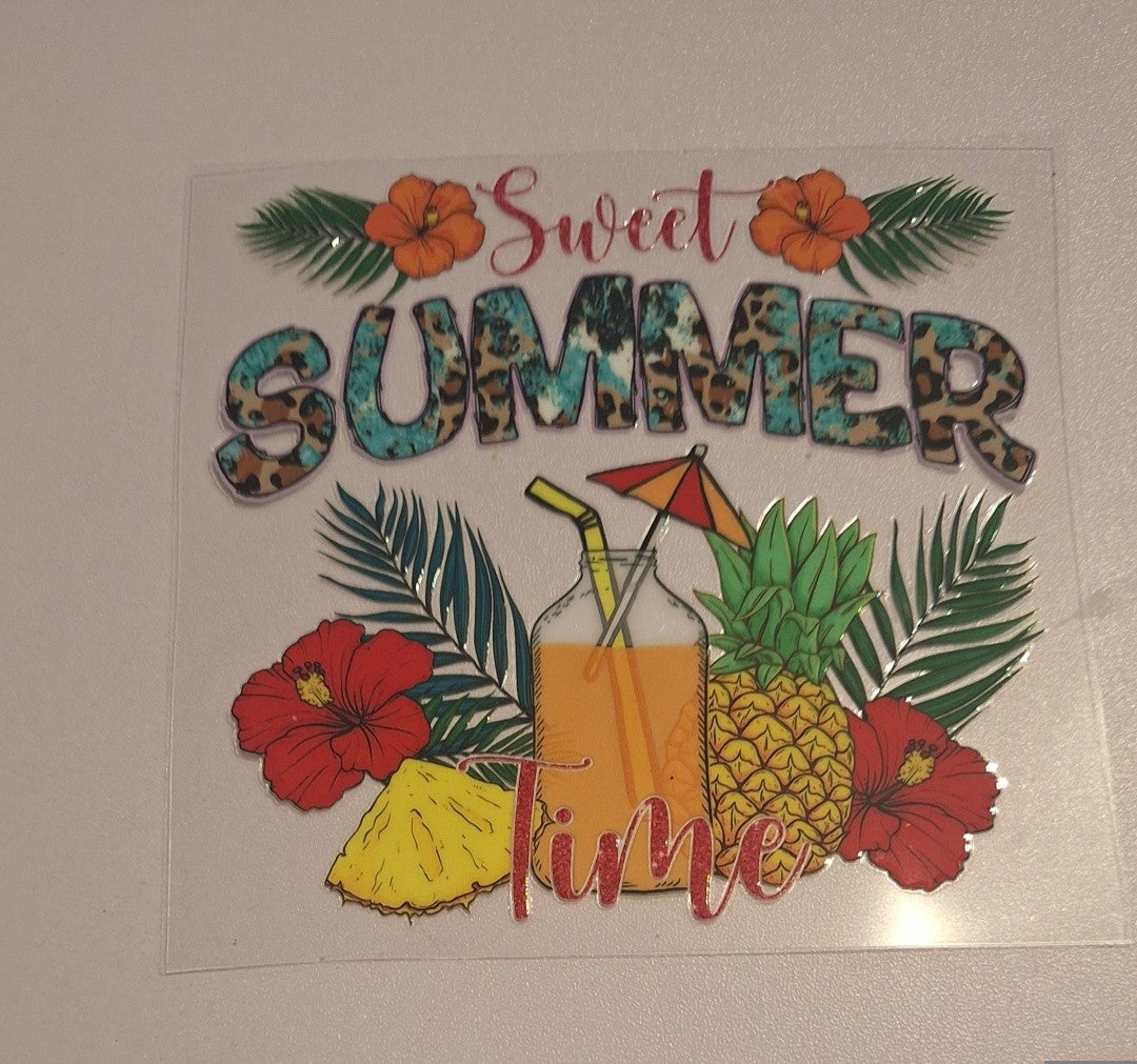Sweet summer time Uvdtf decals