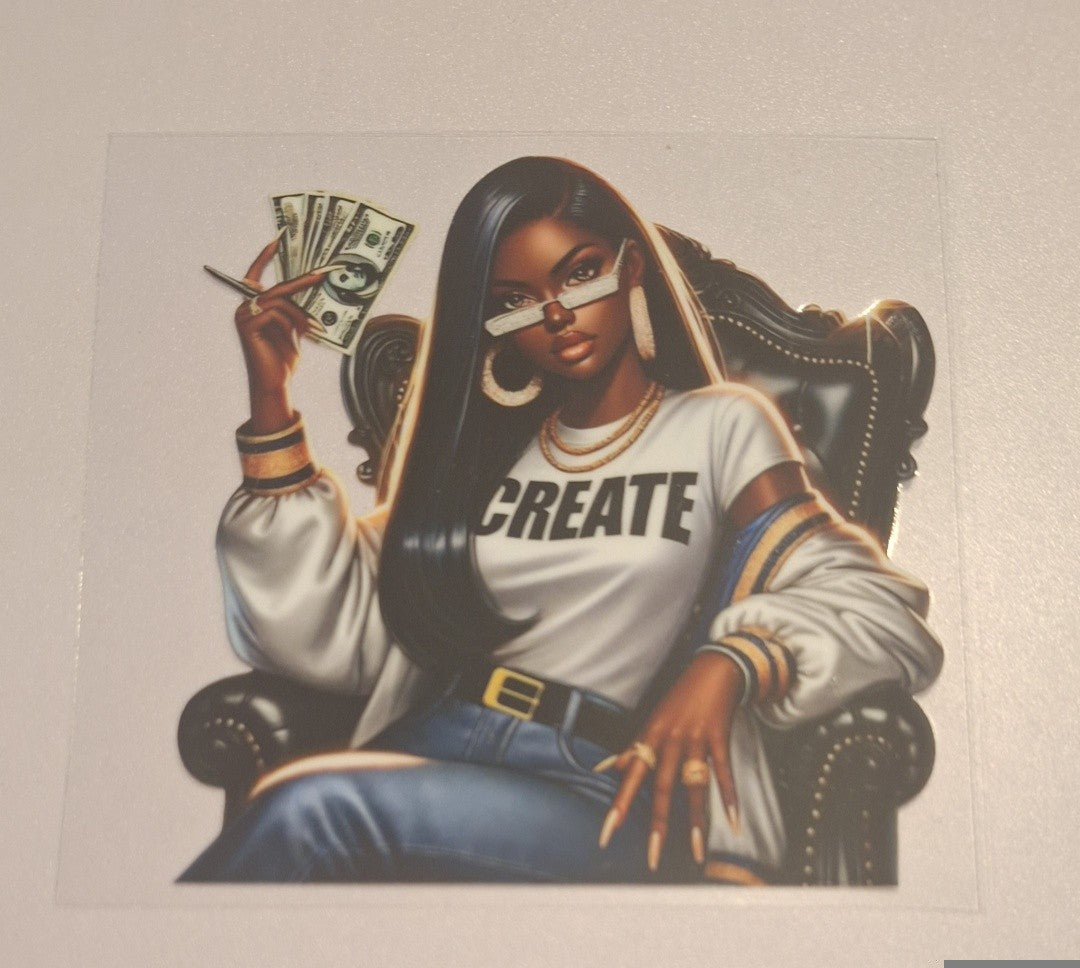 Create boss lady Uvdtf decals