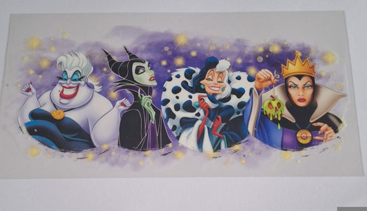 Villians 16oz libbey cup wrap