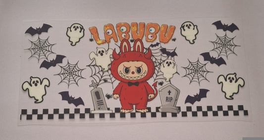 Labubu devil 16oz Libbey Cup Wrap