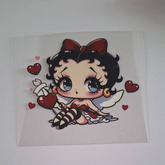 Betty boop uvdtf decal