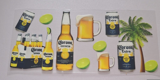 Corona extra 16oz Libbey Cup Wrap