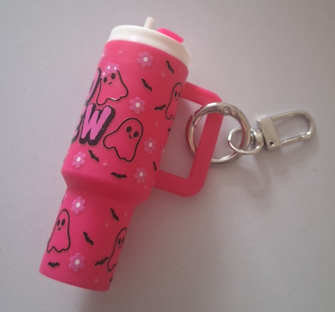 Boo crew Premade tumbler keychains