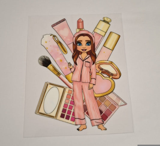 Girl 3 Uvdtf pocket Size Decals