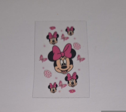 M mouse pink Motel keychain Decals