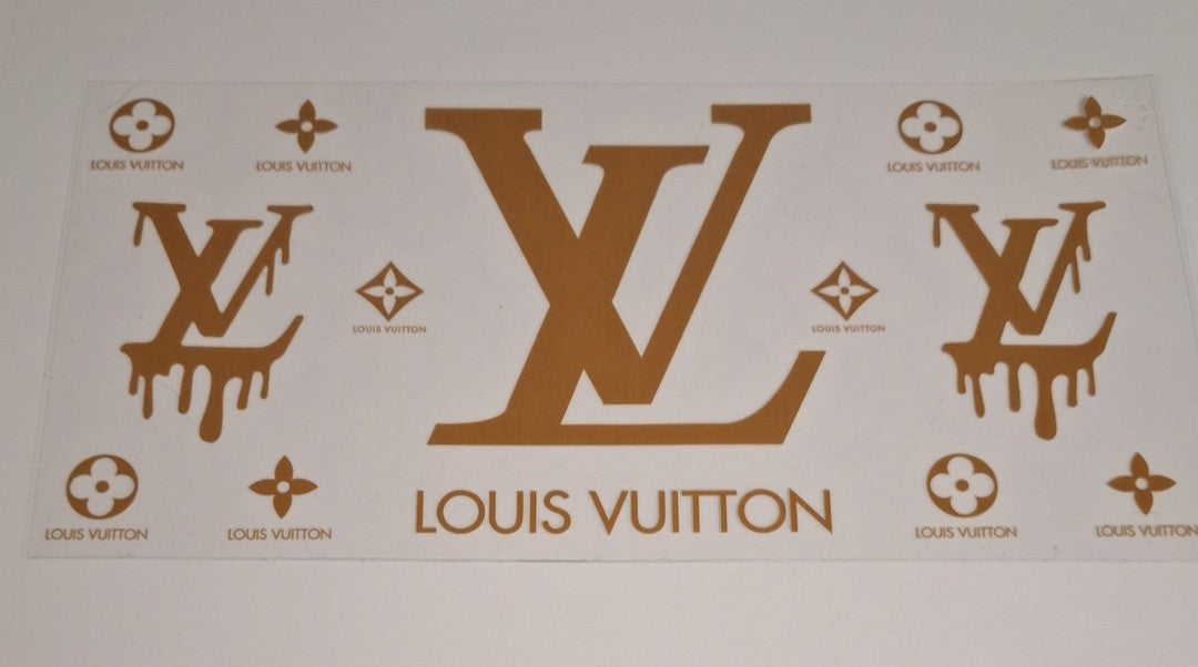 L gold 16oz libbey cup wrap