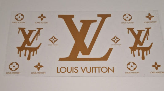 L gold 16oz libbey cup wrap