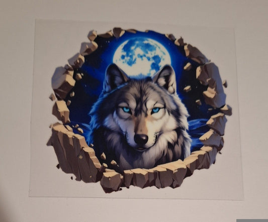 Wolf moon Uvdtf pocket Size Decals