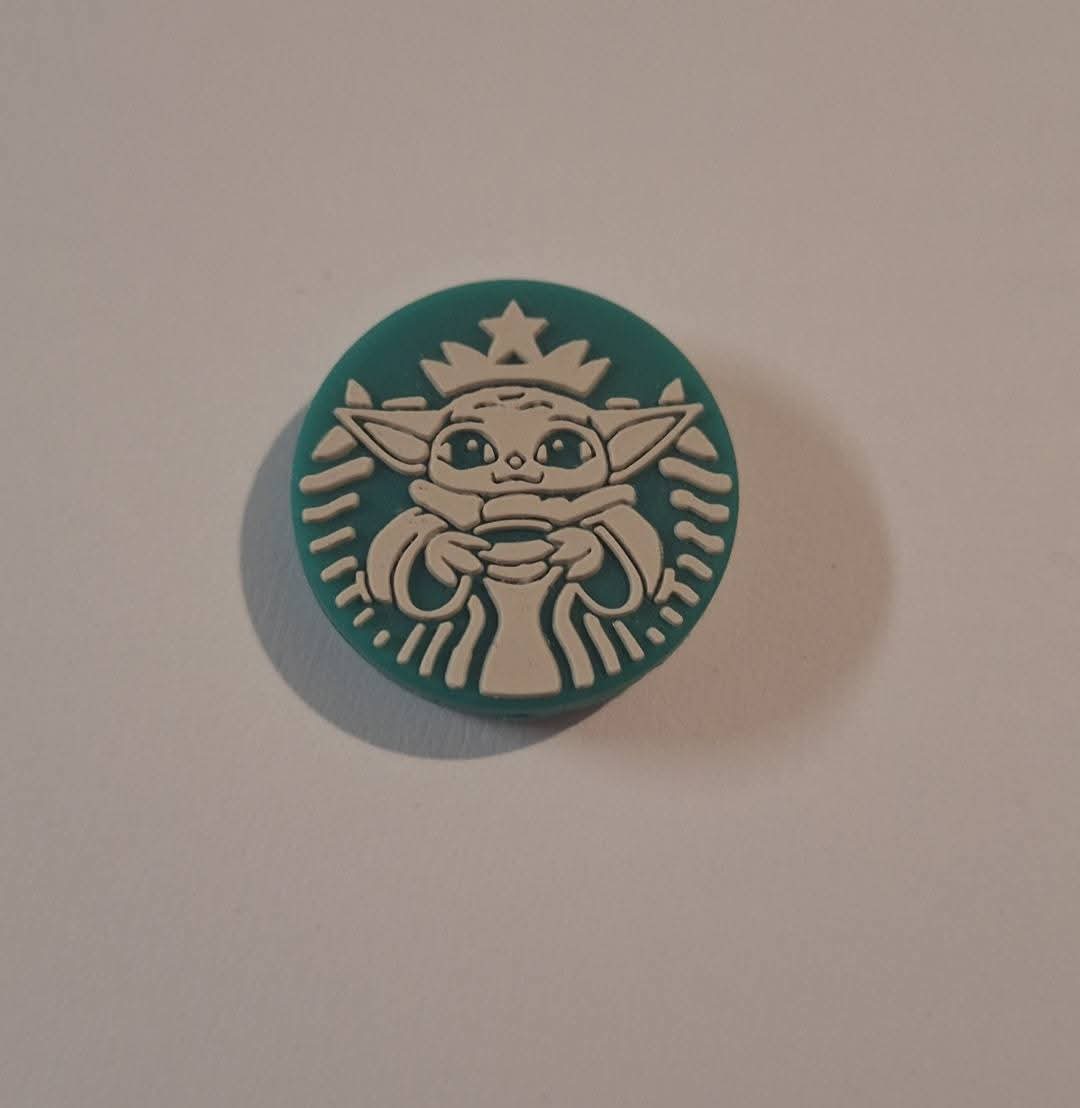 Yoda Coffee Focal Bead