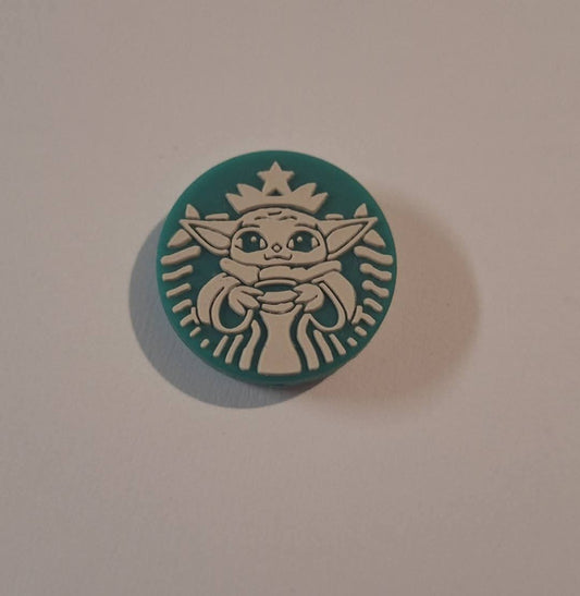 Yoda Coffee Focal Bead