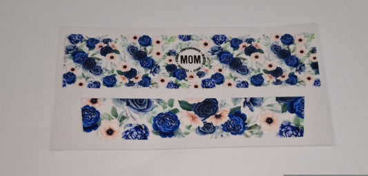 Mom with words & floral 3oz espresso shot Cup wraps